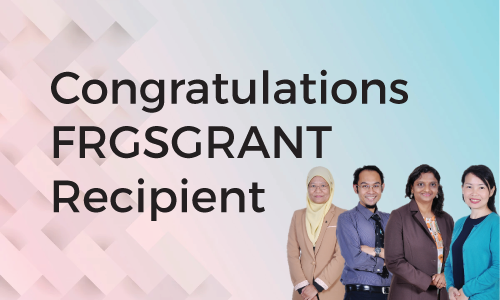 Congratulation FRGS 2019 Recipients